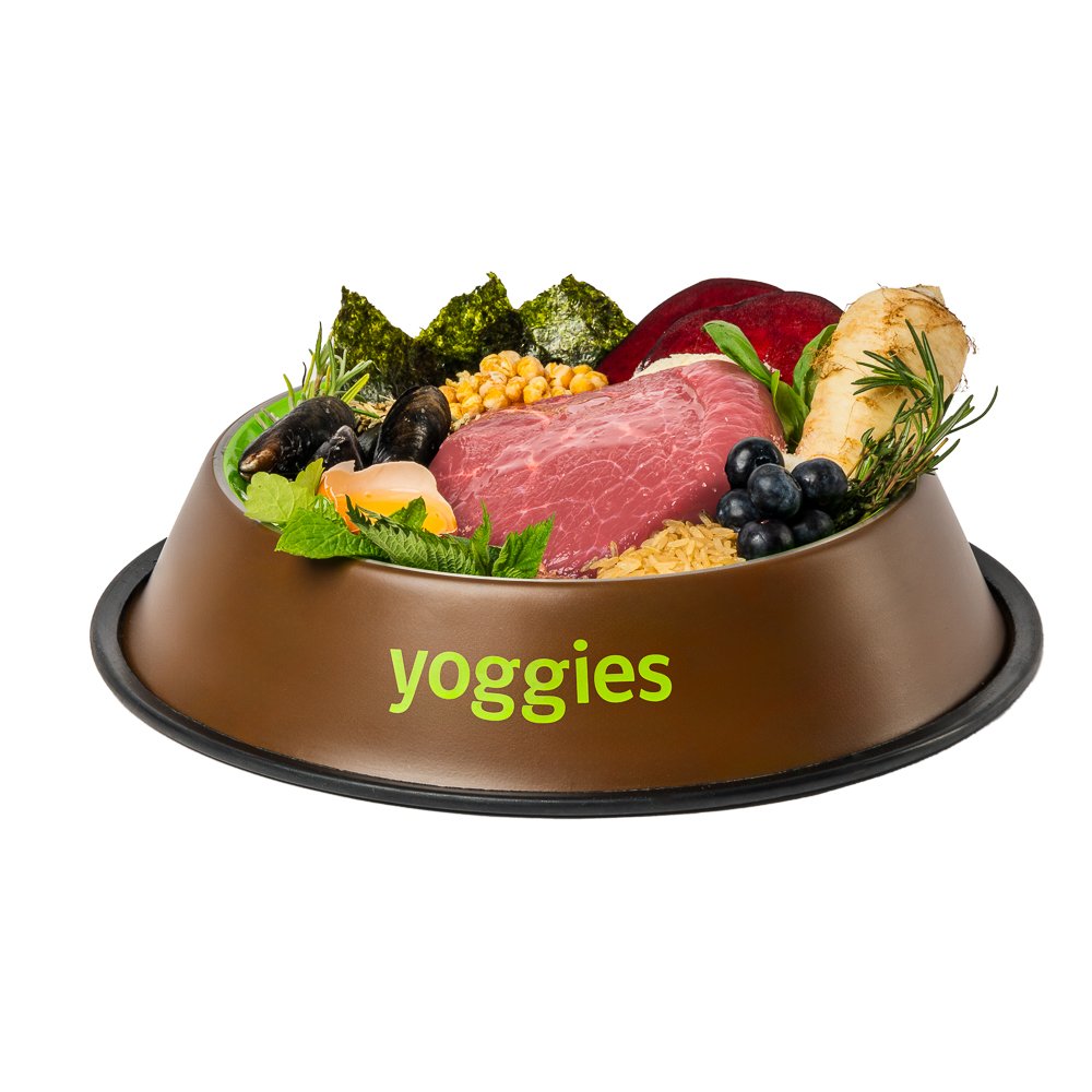 Yoggies hypoallergenisk kaldpresset hundefôr geit og grønnsaker, 15 kg sekk