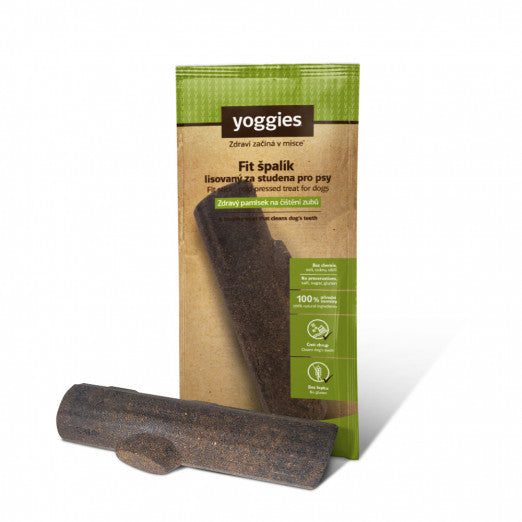 Yoggies FIT kubbe tyggebein til hund, kaldpresset, 120 g