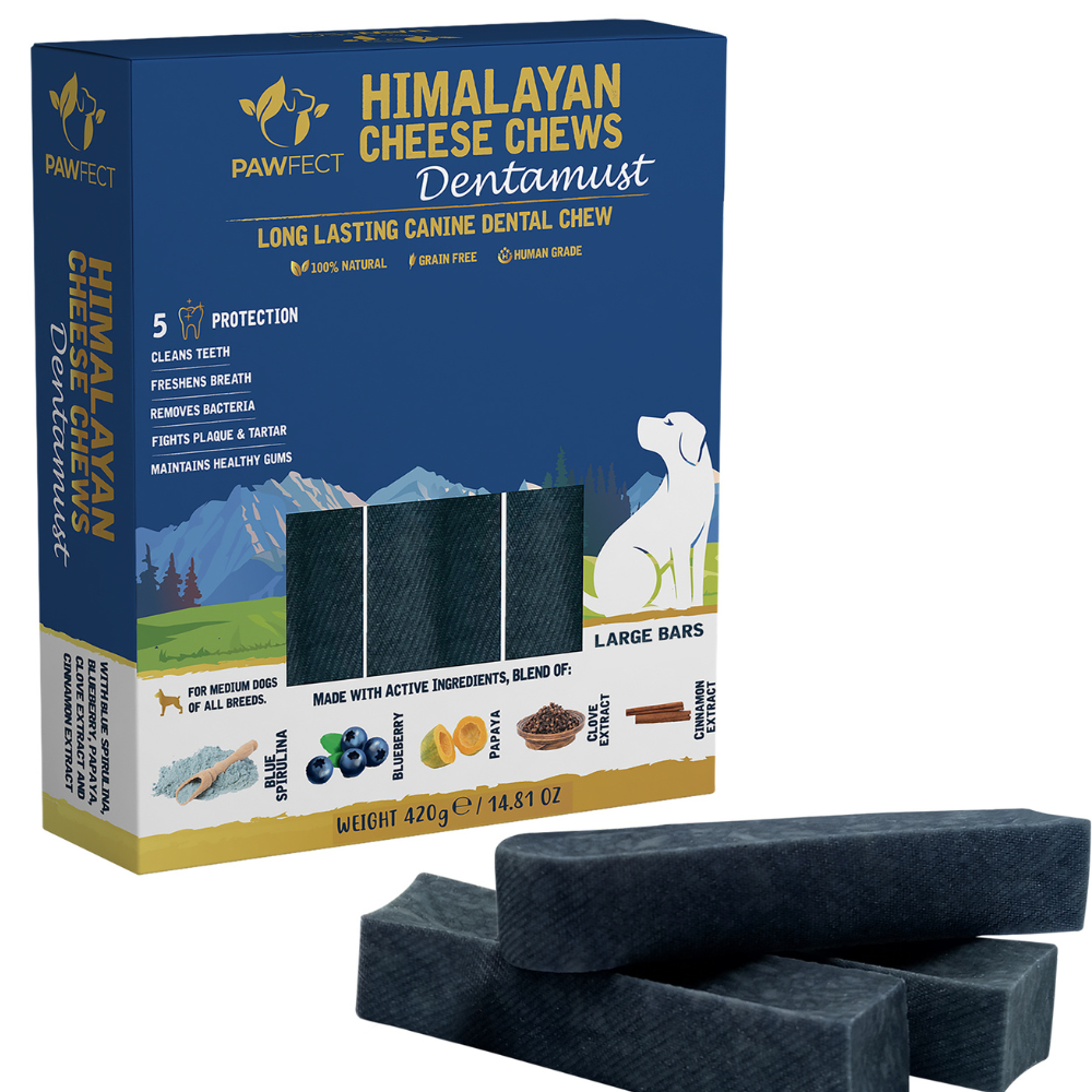 Himalayan Cheese Chews tyggebein - BLÅBÆR (3-pack)