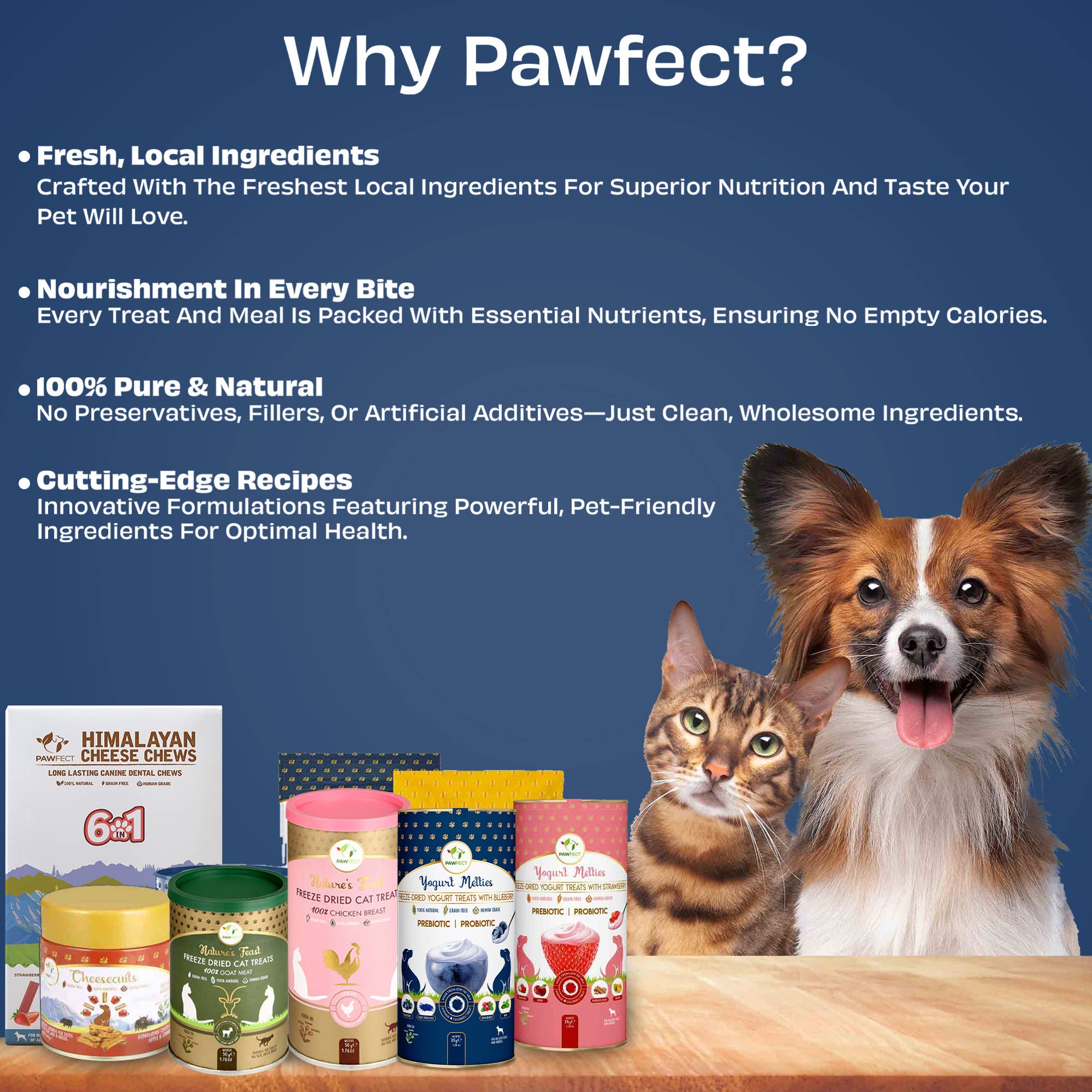 BLÅBÆR & YOGHURT hundegodbiter med prebiotika og probiotika – Pawfect Yogurt Melties