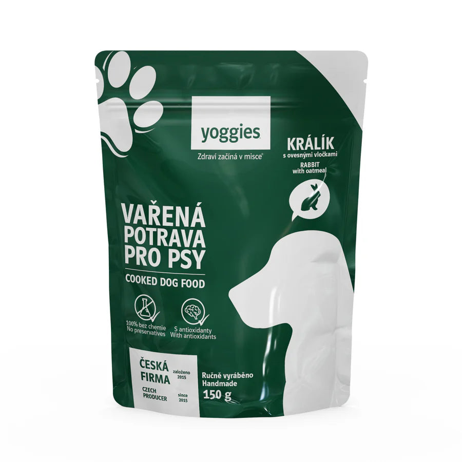 KANIN med havregryn (kokt fullfôr YOGGIES)