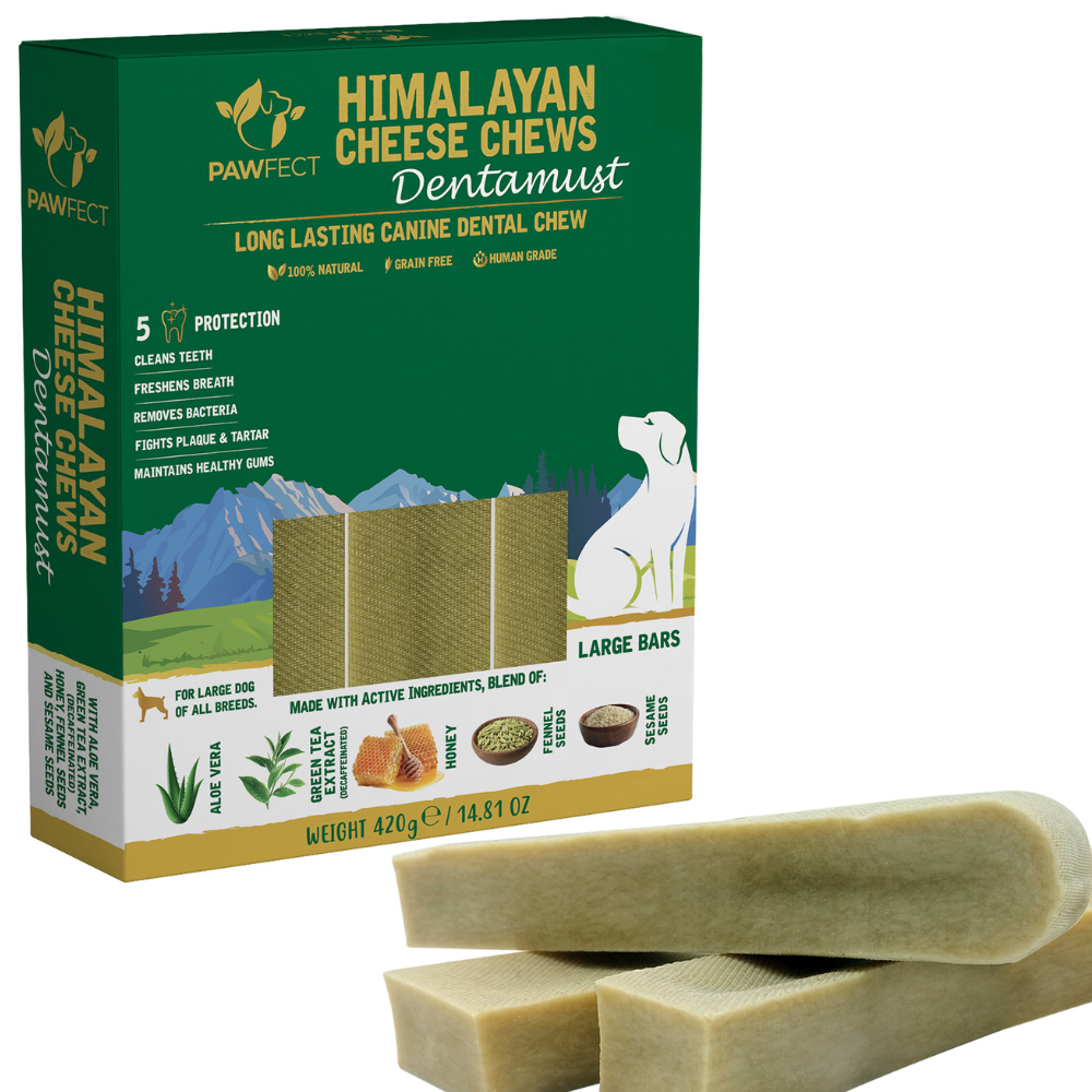 Himalayan Cheese Chews tyggebein - ALOE VERA (3-pack)