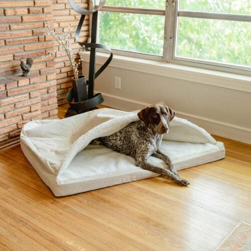 Forgiveness Luxury Cozy Cave® Dog Bed – FIRKANTET - FULLT VASKBAR