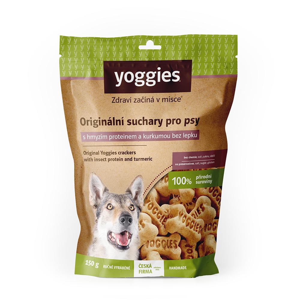 Glutenfrie kjeks med INSEKTSPROTEIN og kurkuma - HYPOALLERGENISK 150 gr