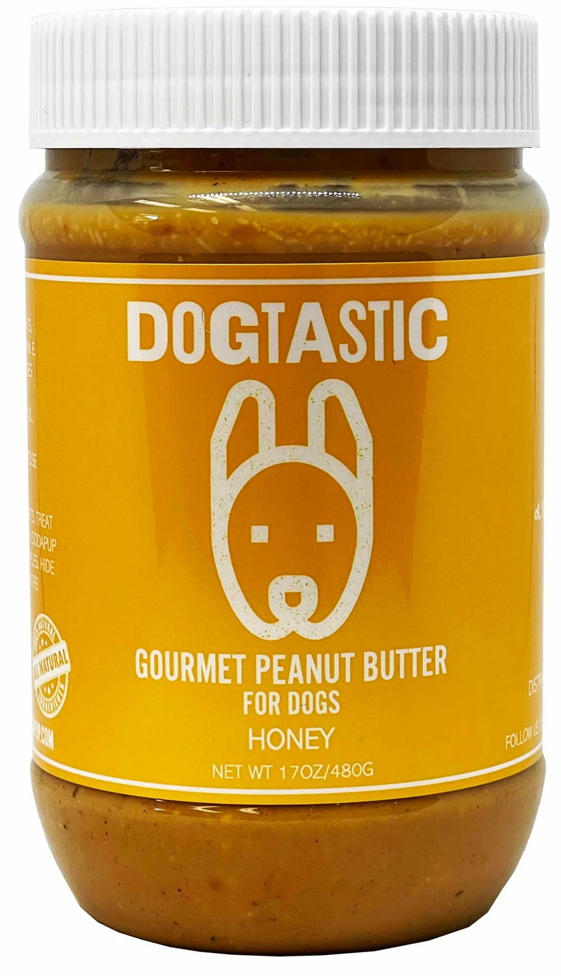 DOGTASTIC gourmet peanøttsmør for hunder - HONNING