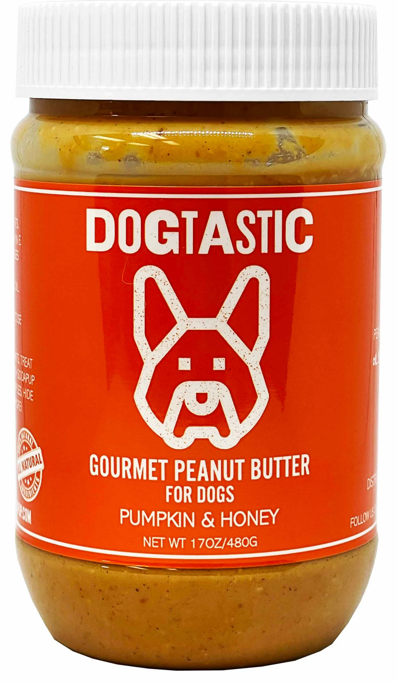 DOGTASTIC gourmet peanøttsmør for hunder - GRESSKAR & HONNING