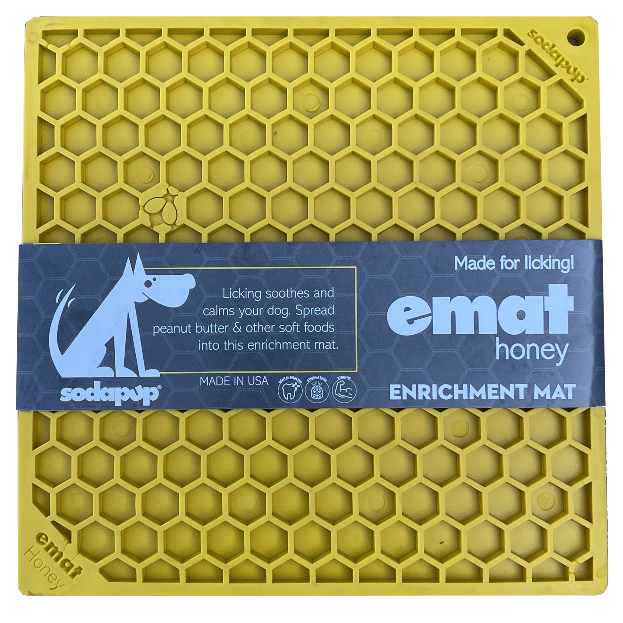 HONEYCOMB DESIGN EMAT slikkematte STOR