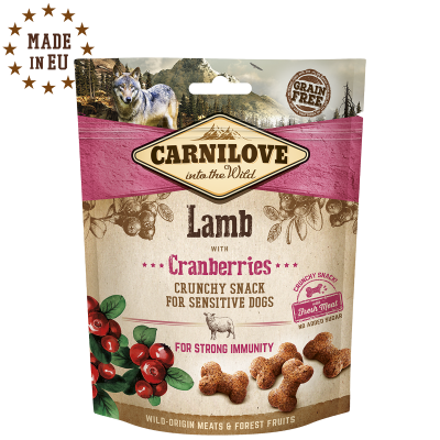 Carnilove Crunchy Snack LAM & TRANEBÆR