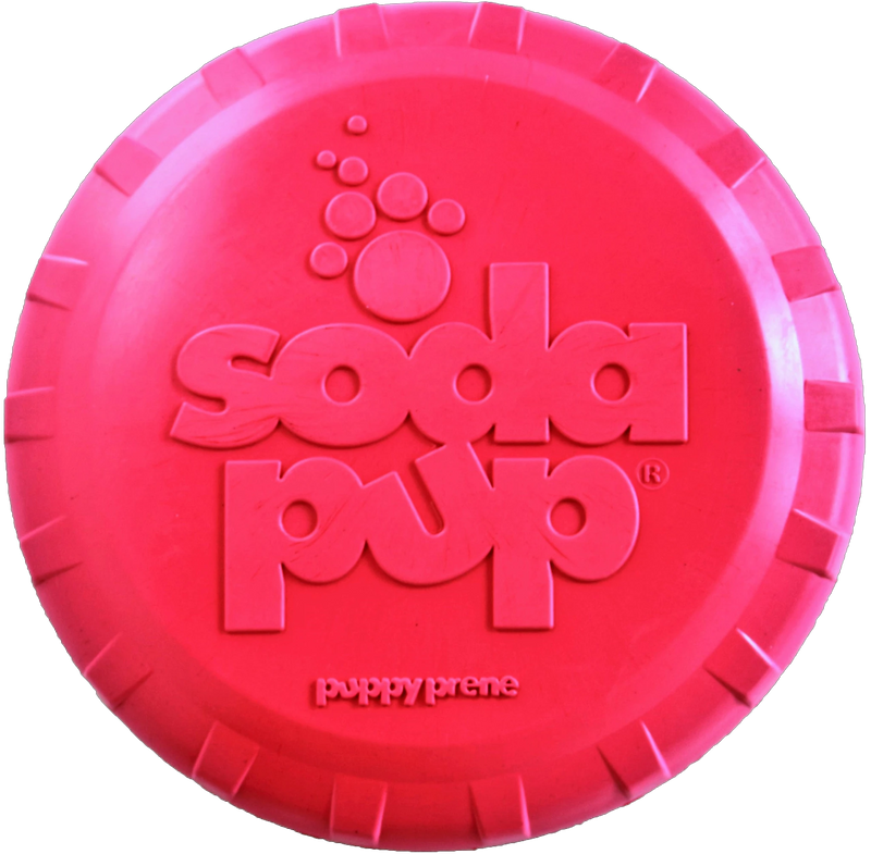 PUPPY BOTTLE TOP FLYER frisbee