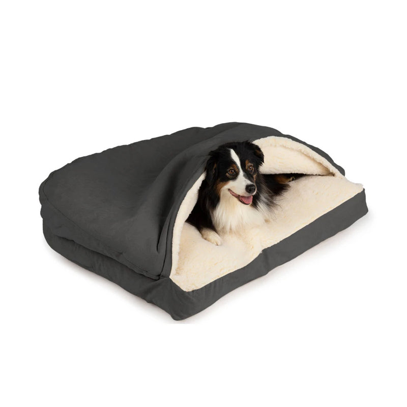 Luxury Cozy Cave® Dog Bed hundeseng FIRKANTET