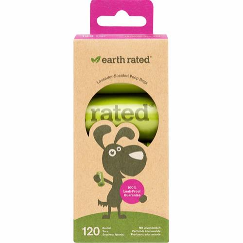 Earth Rated 120 Eco-Friendly poser i 8 ruller - LAVENDEL