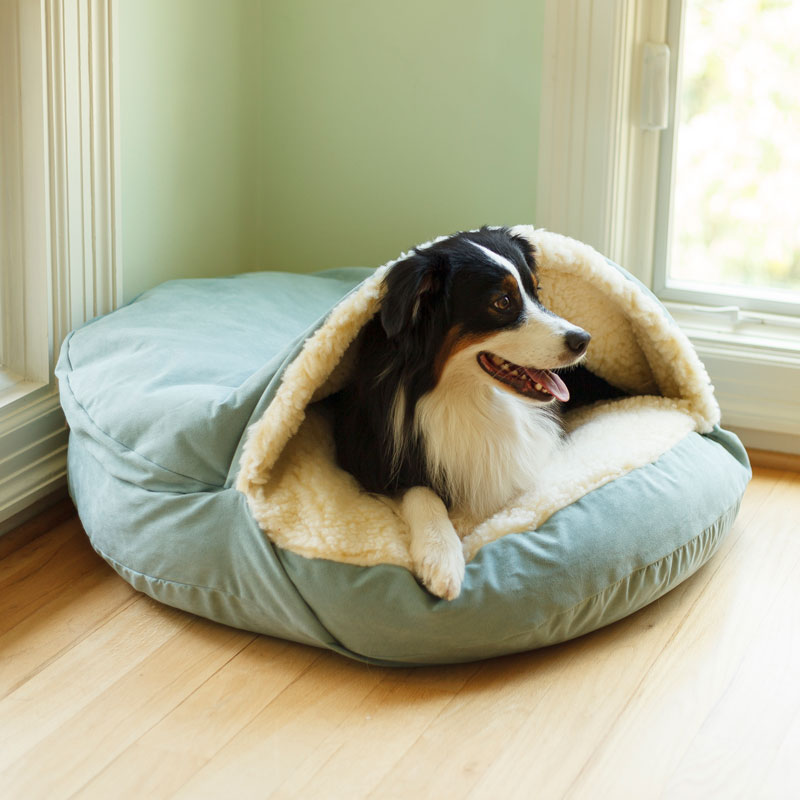 Luxury Cozy Cave Dog Bed hundeseng (317256728604)